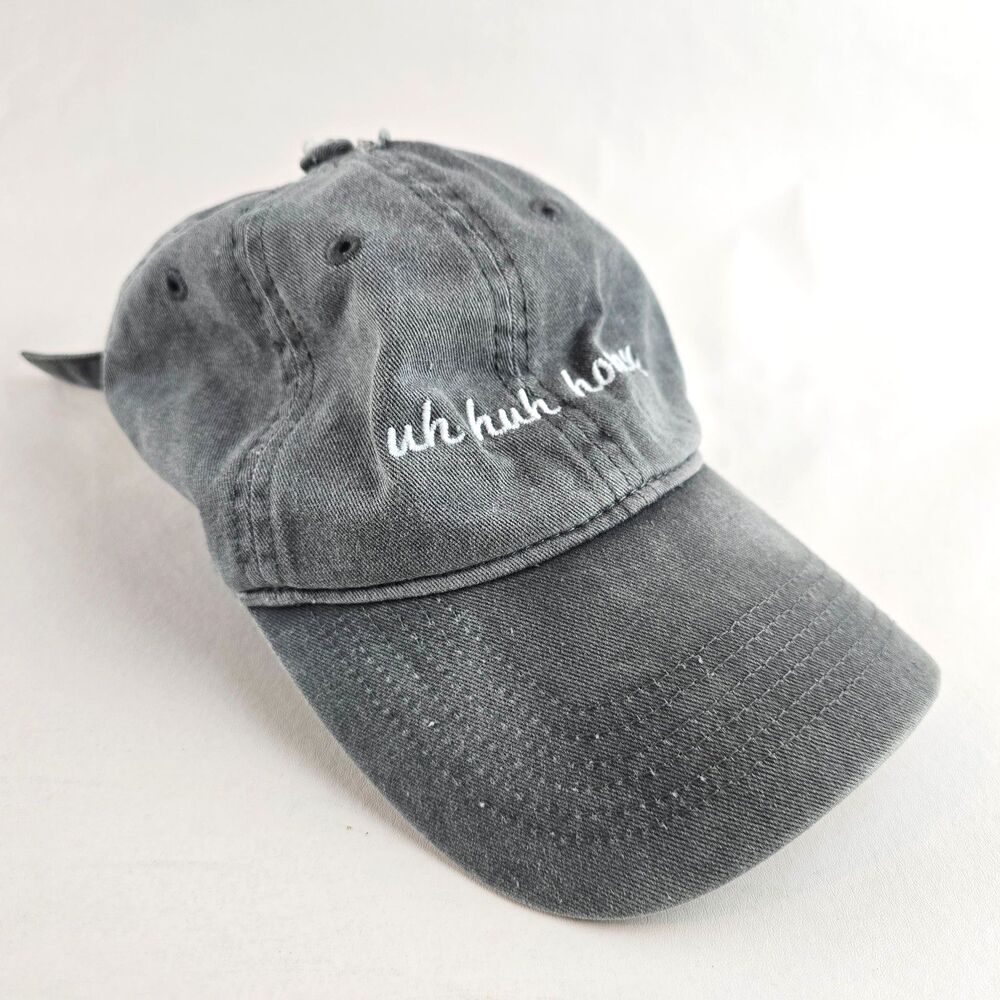 Brandy Melville Hat Women Strap Back Uh Huh Honey Spell Out Run Gym Core Cap